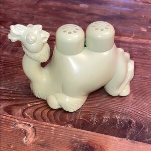 Vintage Camel Shaped Salt and Pepper Shakers